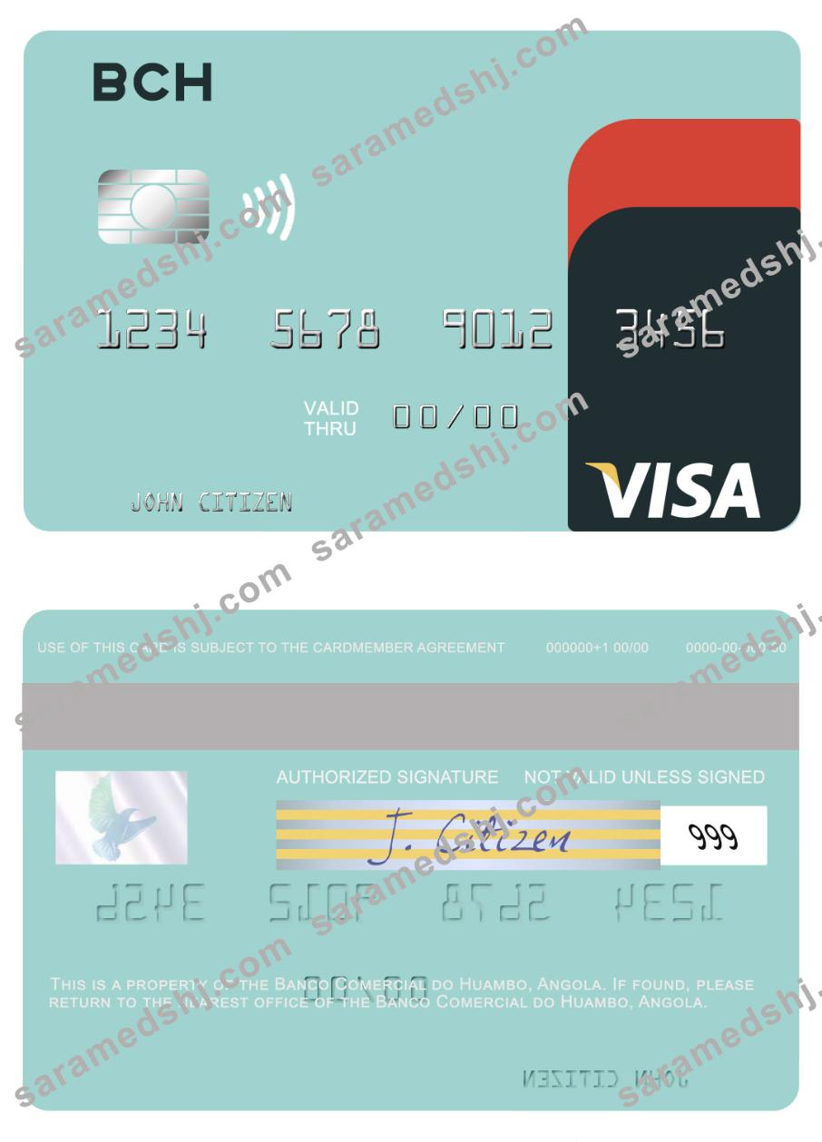 Angola Banco Comercial do Huambo visa card